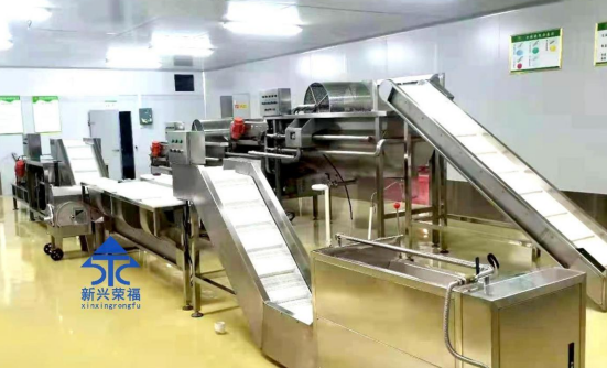 領(lǐng)導(dǎo)視察新興榮福承建的學(xué)生營(yíng)養(yǎng)餐中央廚房